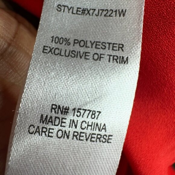 JULIE & JOY Pink and Red DUSTER/ PRELOVED -1X - Picture 7 of 7